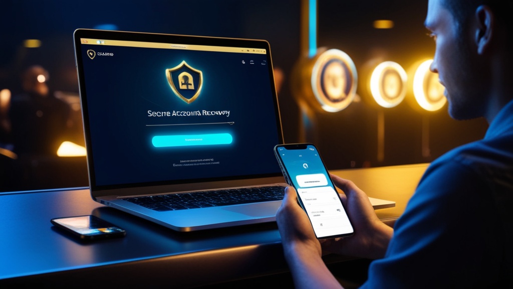 Password reset and profile update screen in a casino-themed interface